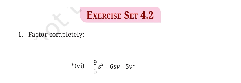 NCERT Class 9 Maths Chapter 4, solved question 20