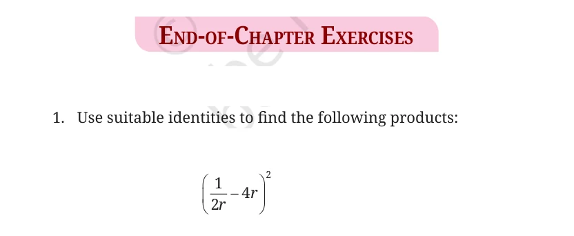 NCERT Class 9 Maths Chapter 4, solved question 87