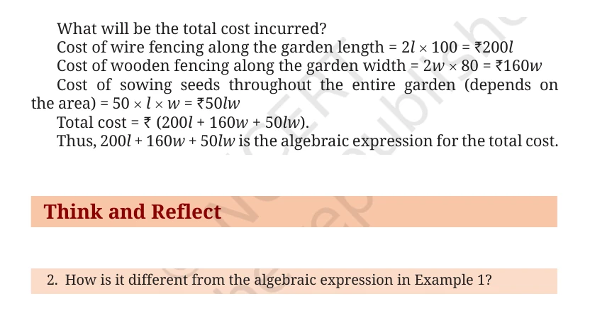 NCERT Class 9 Maths Chapter 2, solved question 2