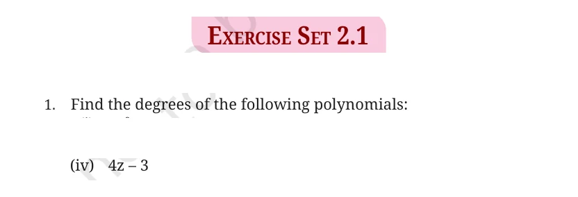 NCERT Class 9 Maths Chapter 2, solved question 8