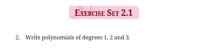 NCERT Class 9 Maths Chapter 2, solved question 9
