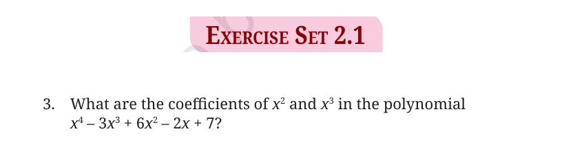 NCERT Class 9 Maths Chapter 2, solved question 10