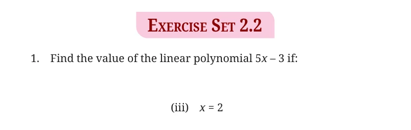 NCERT Class 9 Maths Chapter 2, solved question 18