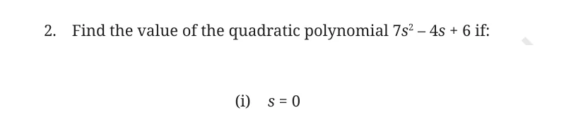 NCERT Class 9 Maths Chapter 2, solved question 19