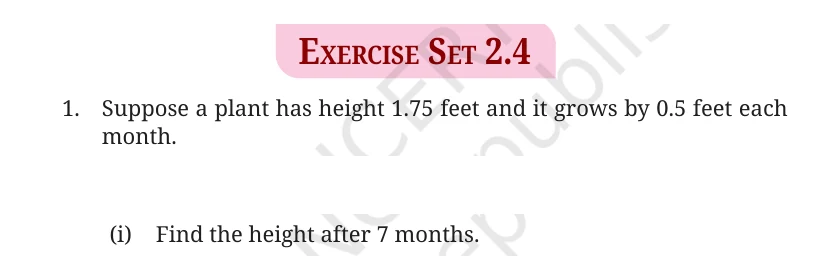 NCERT Class 9 Maths Chapter 2, solved question 50
