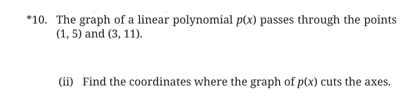 NCERT Class 9 Maths Chapter 2, solved question 107