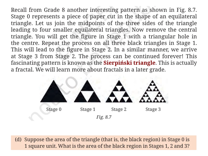 NCERT Class 9 Maths Chapter 8, solved question 65