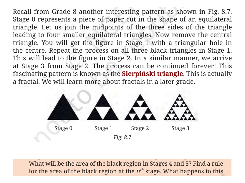 NCERT Class 9 Maths Chapter 8, solved question 67