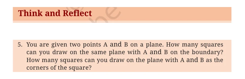 NCERT Class 9 Maths Chapter 5, solved question 9