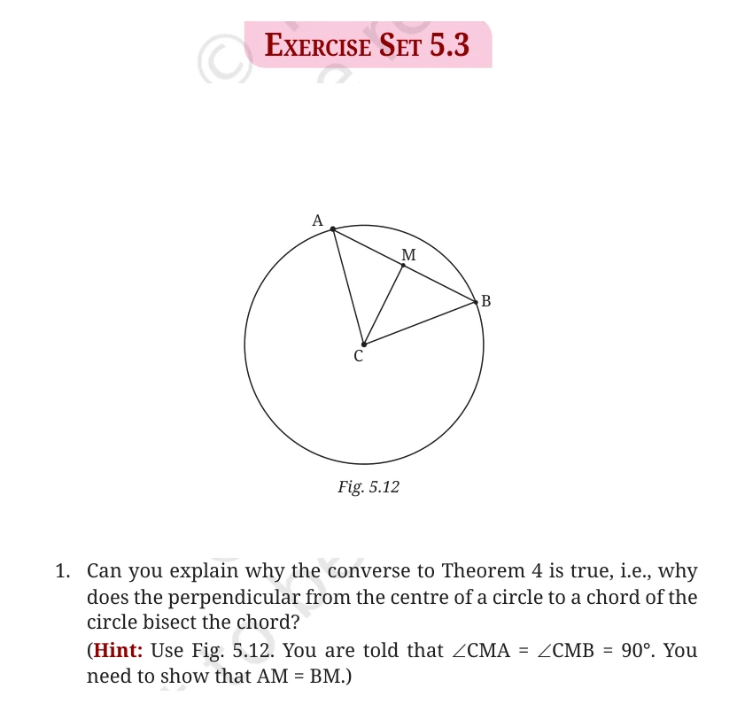 NCERT Class 9 Maths Chapter 5, solved question 18