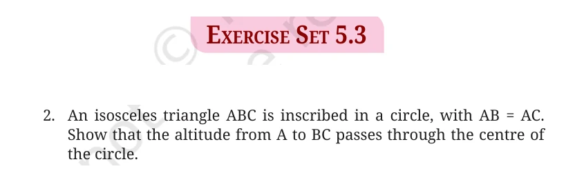 NCERT Class 9 Maths Chapter 5, solved question 19