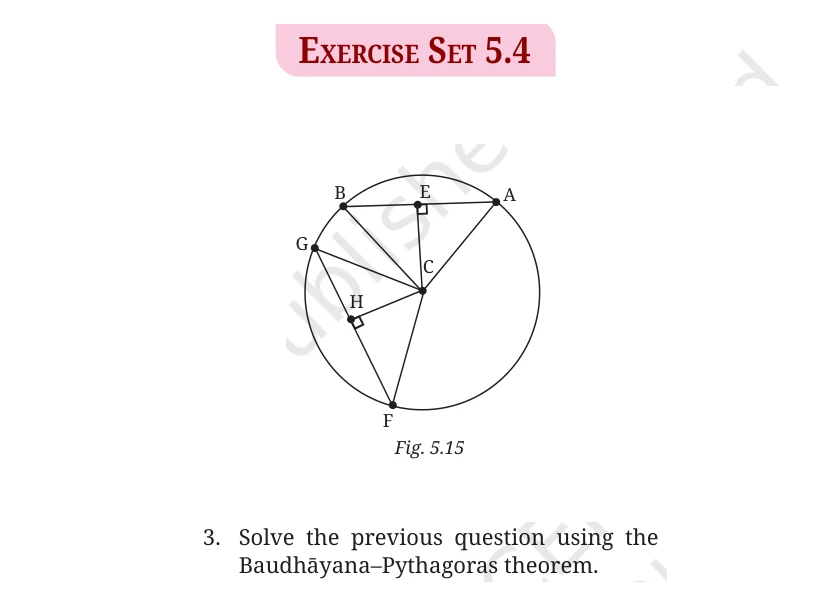 NCERT Class 9 Maths Chapter 5, solved question 23
