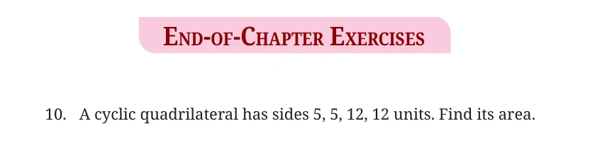 NCERT Class 9 Maths Chapter 5, solved question 43