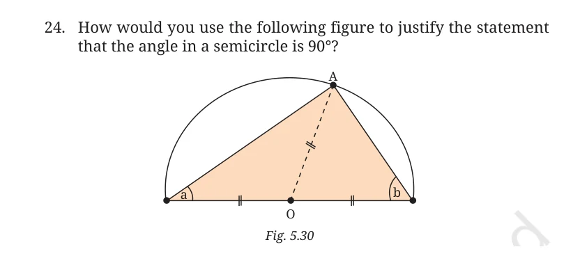NCERT Class 9 Maths Chapter 5, solved question 57
